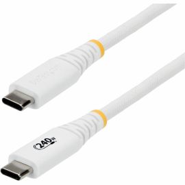 USB-C CABLE USB-IF CERTIFIED 240W PD/SILICONE JACKET/RUGGED
