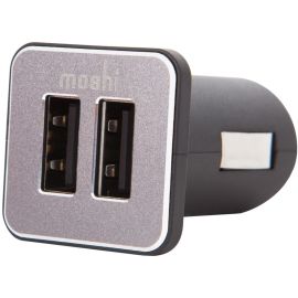 WITH 24 W OF TOTAL POWER, FAST-CHARGE UP TO 2 PHONES (OR USB GADGETS) IN THE CAR