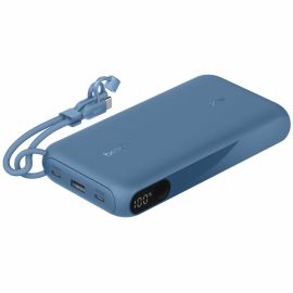 BOOSTCHARGE POWER BANK 20K W/ DISPLAY BLUE