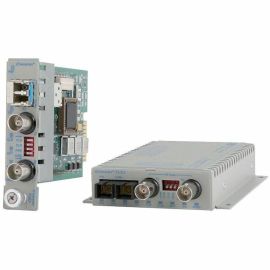 T3/E3 MEDIA CONVERTER COAX TO LC SM FIBER 1310NM 30KM WLMNT DC