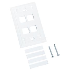 MOUNT SINGLE GANG M-SERIES M14L-262 WHITE SYSTIMAX (MOQ 30)