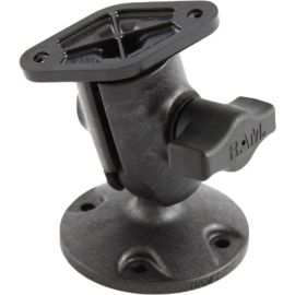 SINGLE SOCKET BALL MOUNT WITH RND BASE