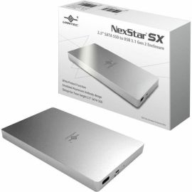 NEXSTAR SX 2.5 SATA IS A USB 3.1 GEN 2 USB-C ENCLOSURE WITH A WRITE PROTECT SWIT