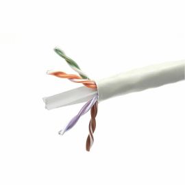 MONOPRICE CAT6 CMP BULK CABLE - (UL) 1000FT_ WHITE_ UTP_ SOLID_ 23AWG_ 550MHZ_ P