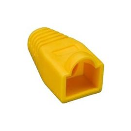 ENET Cat 6 RJ45 Strain Relief Boot Yellow, 50 pieces per Bag