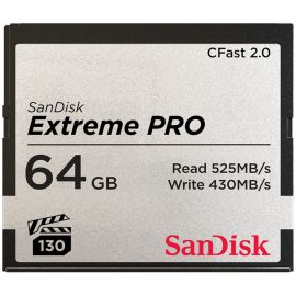 SANDISK EXTREME PRO CFAST 2.0, 64GB, FULL HD, 4K VIDEO RECORDING