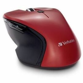 Verbatim USB-C Wireless Blue LED Mouse - Red