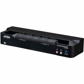 4-PORT USB3.0 8K DUAL-VIEW DISPLAYPORT KVMP SWITCH