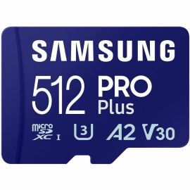 Samsung PRO Plus MB-MD512S 512 GB Class 10/UHS-I (U3) V30 microSDXC - 1 Pack