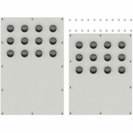 Panduit HD Fusion Wall Mount Top and Side Cover Kit, Gray