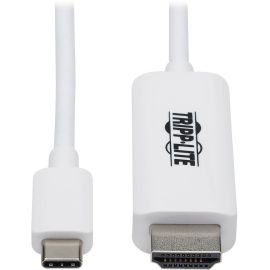 Tripp Lite by Eaton USB-C to HDMI Adapter Cable (M/M) 4K 4:4:4 Thunderbolt 3 Compatible White 6 ft. (1.8 m)