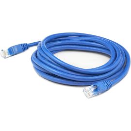 25FT BLUE CAT6A PVC ETHERNET CABLE SNAGLESS EASY CLEAR BOOT TAA RJ-45 M/M