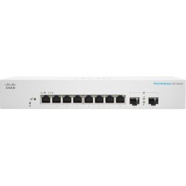 CBS220 SMART 8-PORT GE, FULL POE, EXT PS, 2X1G SFP