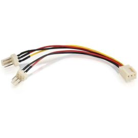 4IN 3-PIN FAN POWER Y-CABLE - 3-PIN FAN (INTERNAL) FEMALE - 3-PIN FAN (INTERNAL)