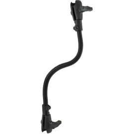 18 RIGID ALUMINUM ROD WITH 2 OPEN SOCKETS FOR A 1.5 DIAMETER BALL.
