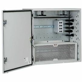 24X 24 NEMA 4X P-CONF IND ZONE ENCLOSURE W BACKPLANE CABLE MGMT HI