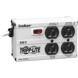 EATON TRIPP LITE SERIES ISOBAR 4-OUTLET 230V SURGE PROTECTOR, 6 FT. (1.83 M) COR