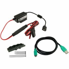 GDS MODULAR HARDWIRED CAR CHARGER WITH USB 2.0 TYPE C CABLE AND CABLE CLAMP