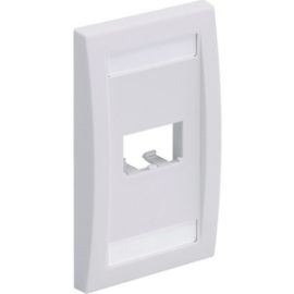 EXEC SGL FACEPLATE TWO MINI COM INTL GRY