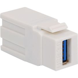 MODULE, USB,TYPE A, FEMALE TO FEMALE, WHITE