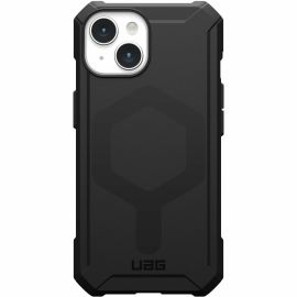 UAG RUGGED CASE FOR IPHONE 13 14 15 -ESSENTIAL ARMOR W/MAGSAFE- BLACK