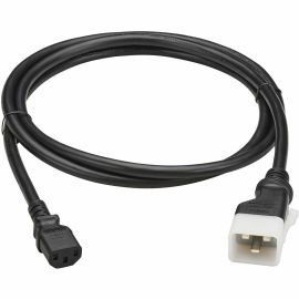 PDU POWER CORD C13 P-LOCK LITE C20 15A 100-250V 14 AWG 6FT BLACK