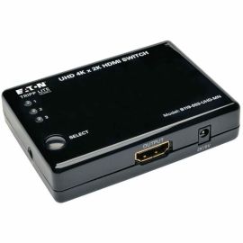 Tripp Lite by Eaton 3-Port HDMI Mini Switch with Remote Control - 4K (HDMI F/3xF) 3D HDCP 1.4 EDID