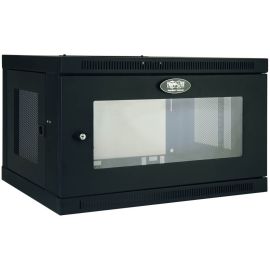 Tripp Lite by Eaton SmartRack 6U Low-Profile Switch-Depth Wall-Mount Mini Rack Enclosure with Clear Acrylic Window