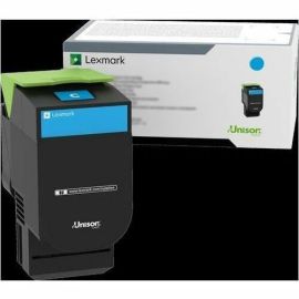 Lexmark High Yield Laser Toner Cartridge - Cyan - 1 Pack