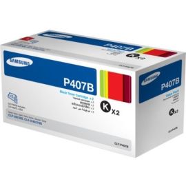 2PK BLACK TONER CARTRIDGE FOR SAMSUNG CLT-P407B