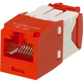 MOD CAT5E UTP 8P 8W TG STYLE RED PK24