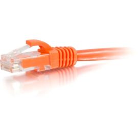 6IN CAT5E SNAGLESS UTP CABLE-ORG