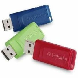 Verbatim 4GB Store 'n' Go USB Flash Drive - 3pk - Red, Green, Blue
