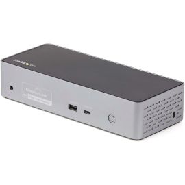 StarTech.com USB-C Dock, 4K 60Hz Quad Monitor DisplayPort & HDMI, Universal USB C Docking Station, 100W Power Delivery, USB Hub 1C/3A, GbE