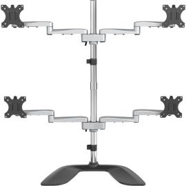 StarTech.com Quad Monitor Stand, Desktop VESA 4 Monitor Arm up to 32