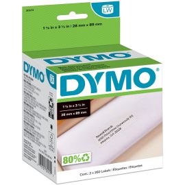 DYMO LABELWRITER ADDRESS PERMANENT ADHESIVE LABELS - 520 LABEL(S)