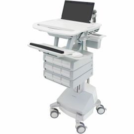 Ergotron StyleView Laptop Cart, SLA Powered, 9 Drawers