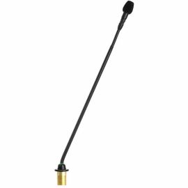 MINIATURE GOOSENECK MICROPHONE, RED LIGHT RING ON GOOSENECK TOP, LENGTH 38.1 CM