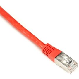 Black Box CAT6 250-MHz Stranded Patch Cable Slim Molded Boot - S/FTP, CM PVC, Red, 3FT