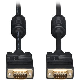 Eaton Tripp Lite Series VGA High-Resolution RGB Coaxial Cable (HD15 M/M), 15 ft. (4.57 m)