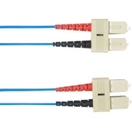 Black Box Colored Fiber OM3 50/125 Multimode Fiber Optic Patch Cable - OFNP Plenum