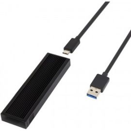 USB 3.1 TYPE-C 10GBPS TO M.2 M-KEY/NVME/PCIE SSD EXTERNAL DRIVE. M-KEY FORM FACT
