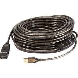 82FT 25M USB 2.0 A MALE TO A FEMALE ACTIVE EXTENSION / REPEATER CABLE