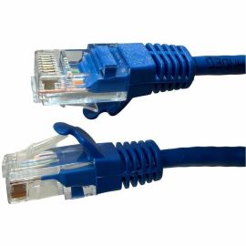 4XEM 25FT Cat5e Molded RJ45 UTP Network Patch Cable (Blue)