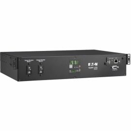 Tripp Lite by Eaton 5.8kW 208/240V Single-Phase ATS/Monitored PDU - 16 C13, 2 C19 & 1 L6-30R Outlets, Dual L6-30P Inputs, 10 ft. Cords, 2U, TAA