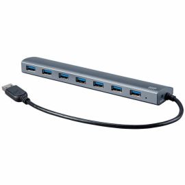 MONOPRICE USB 3.0 7-PORT ALUMINUM HUB_ WITH AC ADAPTER
