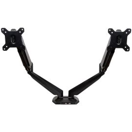 StarTech.com Dual Monitor Arm, USB Hub and Audio Ports in Base, Monitors up to 32