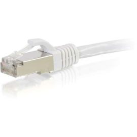 C2G 25FT CAT6 SNAGLESS SHIELDED (STP) NETWORK PATCH CABLE - WHITE