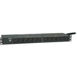Tripp Lite by Eaton PDU 2.9kW Single-Phase 120V Basic PDU 24 NEMA 5-15R Outlets NEMA L5-30P Input 15 ft. (4.57 m) Cord 1U Rack-Mount