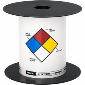 4INX6IN TT NFPA COLOR DIAMONDS WHITE LABEL (USE BMSLPR03XX INK RIBBONS), 3MIL, 5